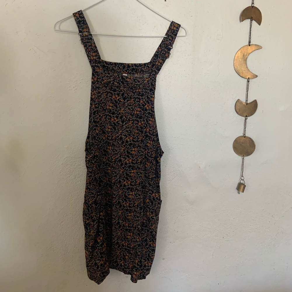 Floral overall dress